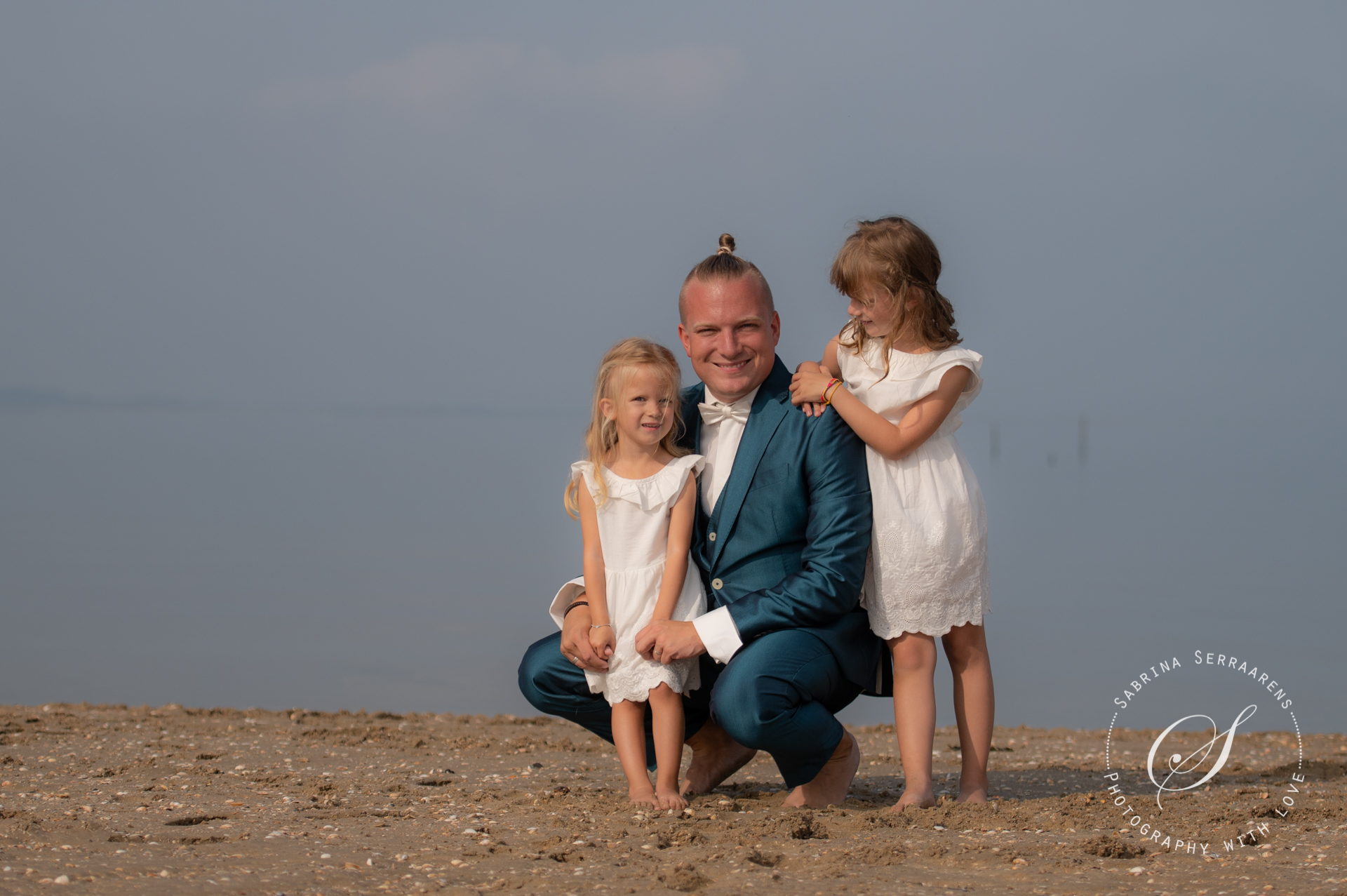 fotoshoot papa met dochters